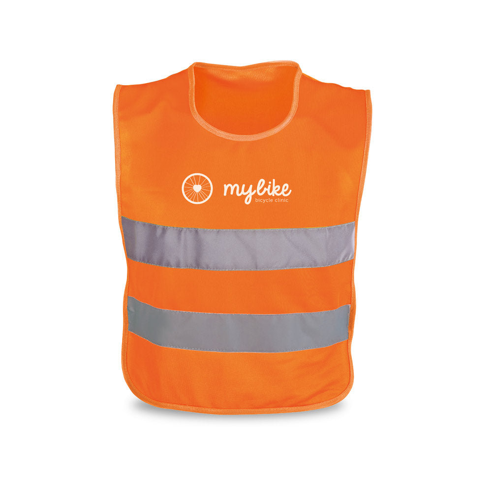 MIKE. Colete refletor para criança em poliéster (100%)