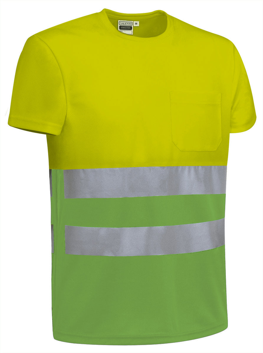 T-Shirt Alta Visibilidade Manga Curta DEMOLITION