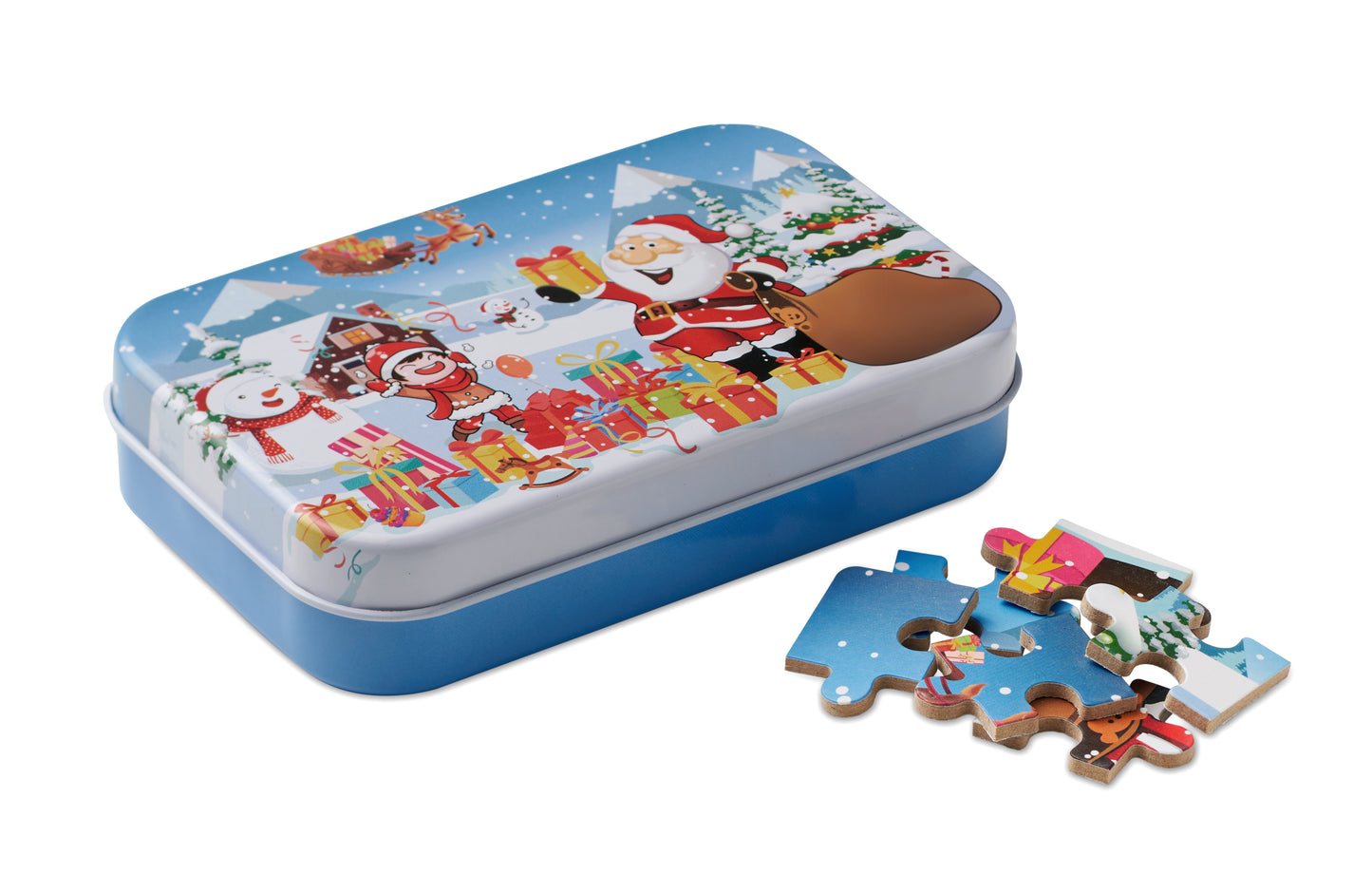 Puzzle De Madeira De Natal