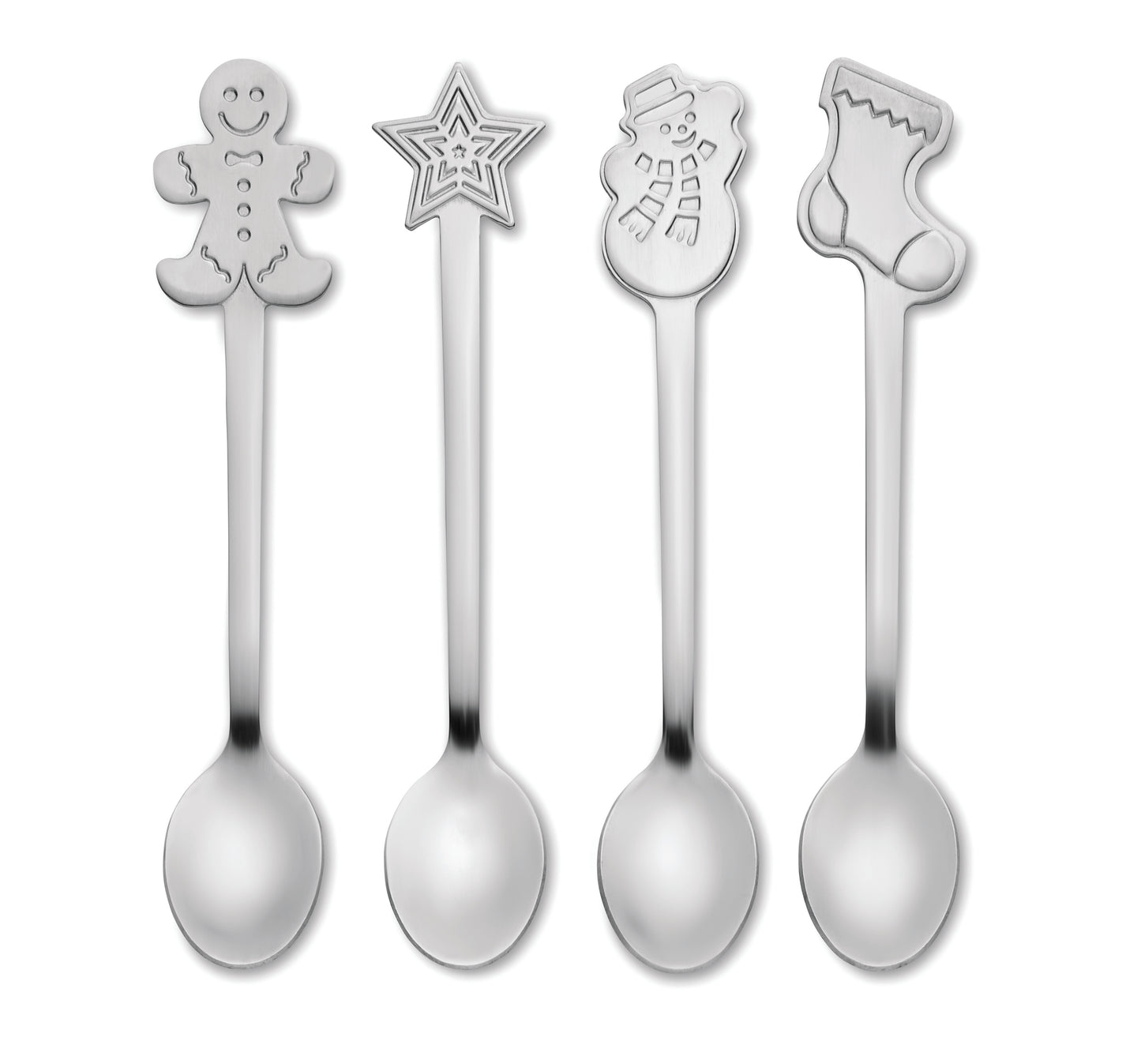 Set De 4 Colheres De Chá Natal