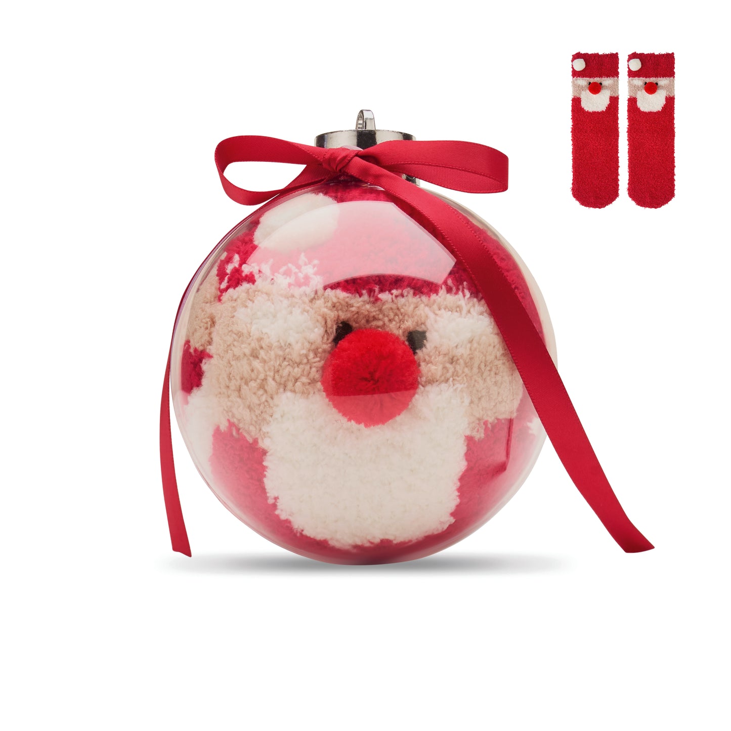 Meias Pai Natal Em Bola