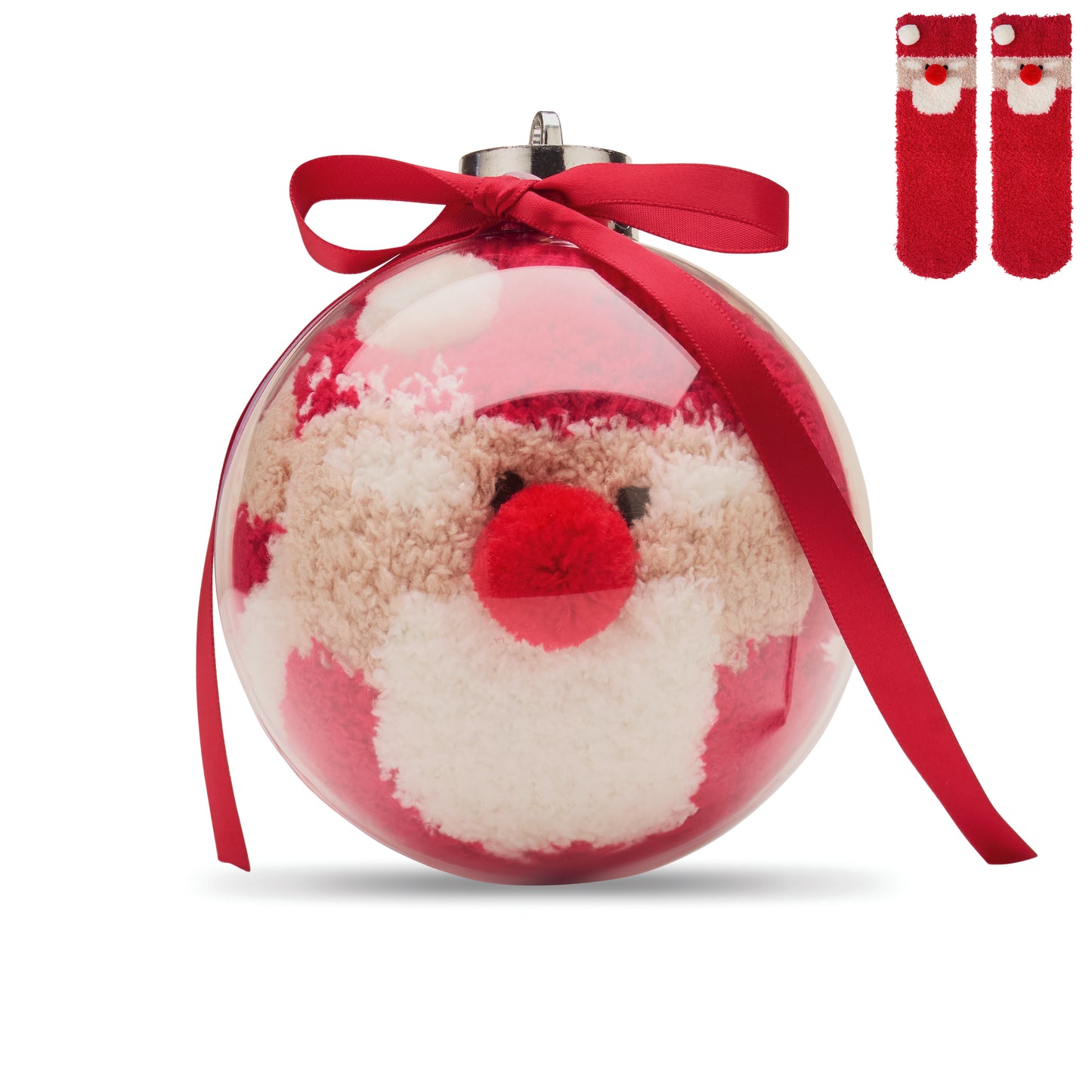 Meias Pai Natal Em Bola