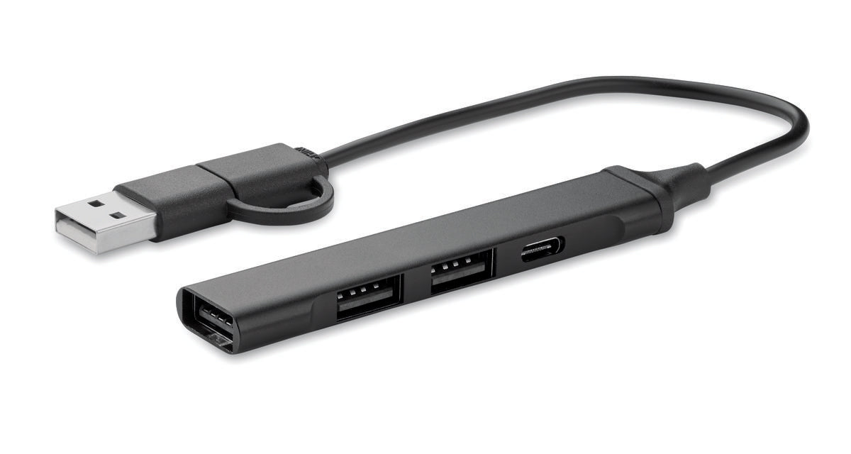 Hub 4 Portas Usb 19 Cm