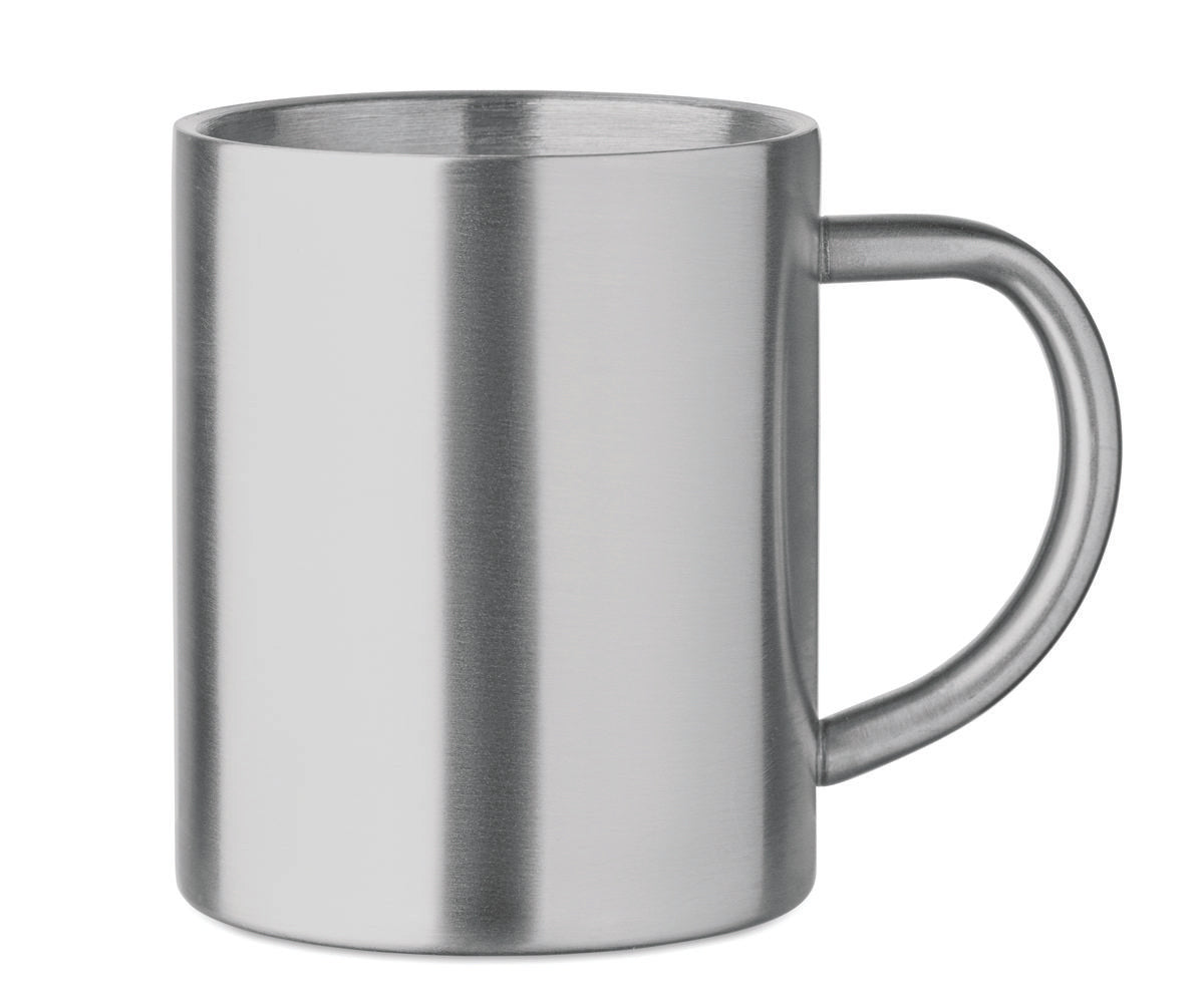Caneca De Parede Dupla Em Aço