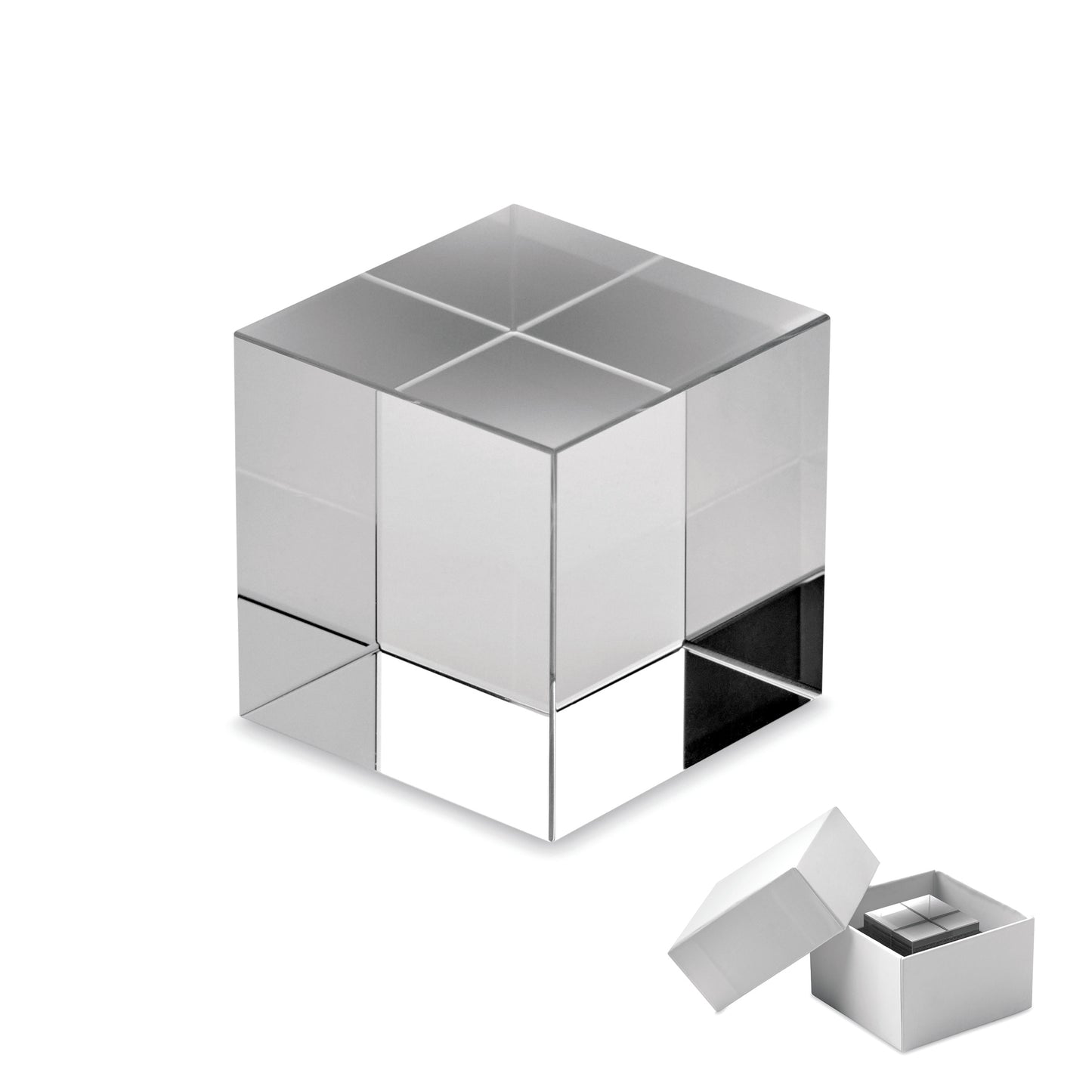 Prémio Forma De Cubo De Vidro