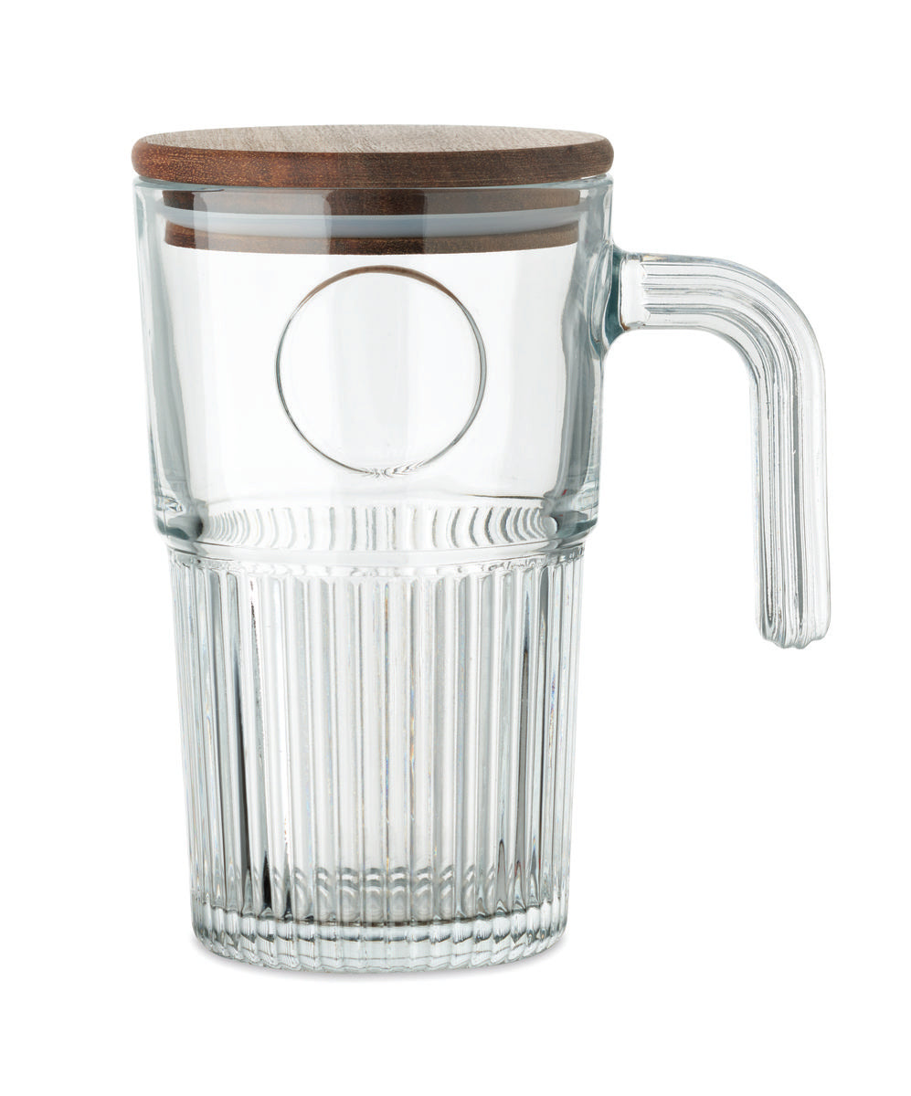 Caneca De Vidro 450Ml