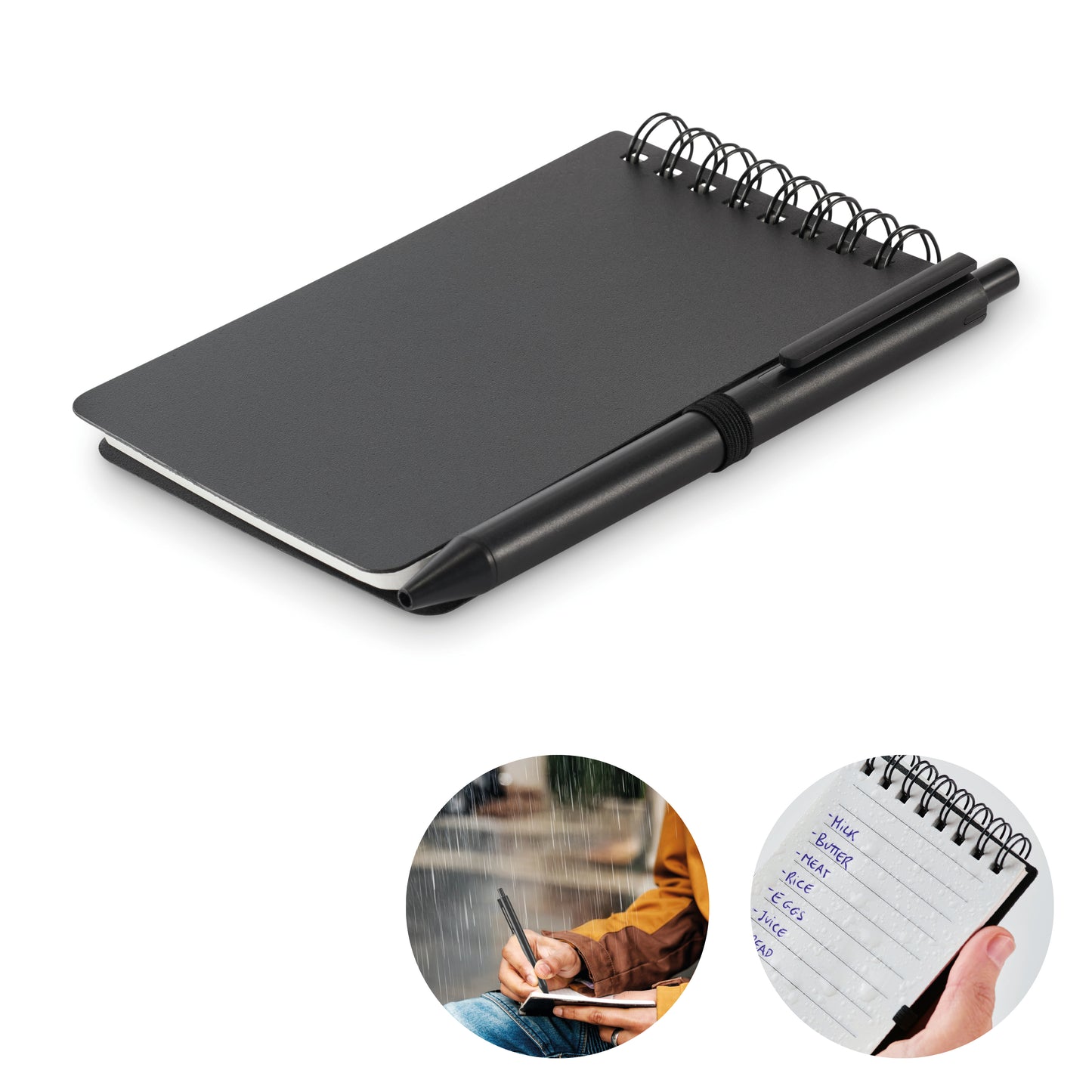 Caderno Repelente De Água