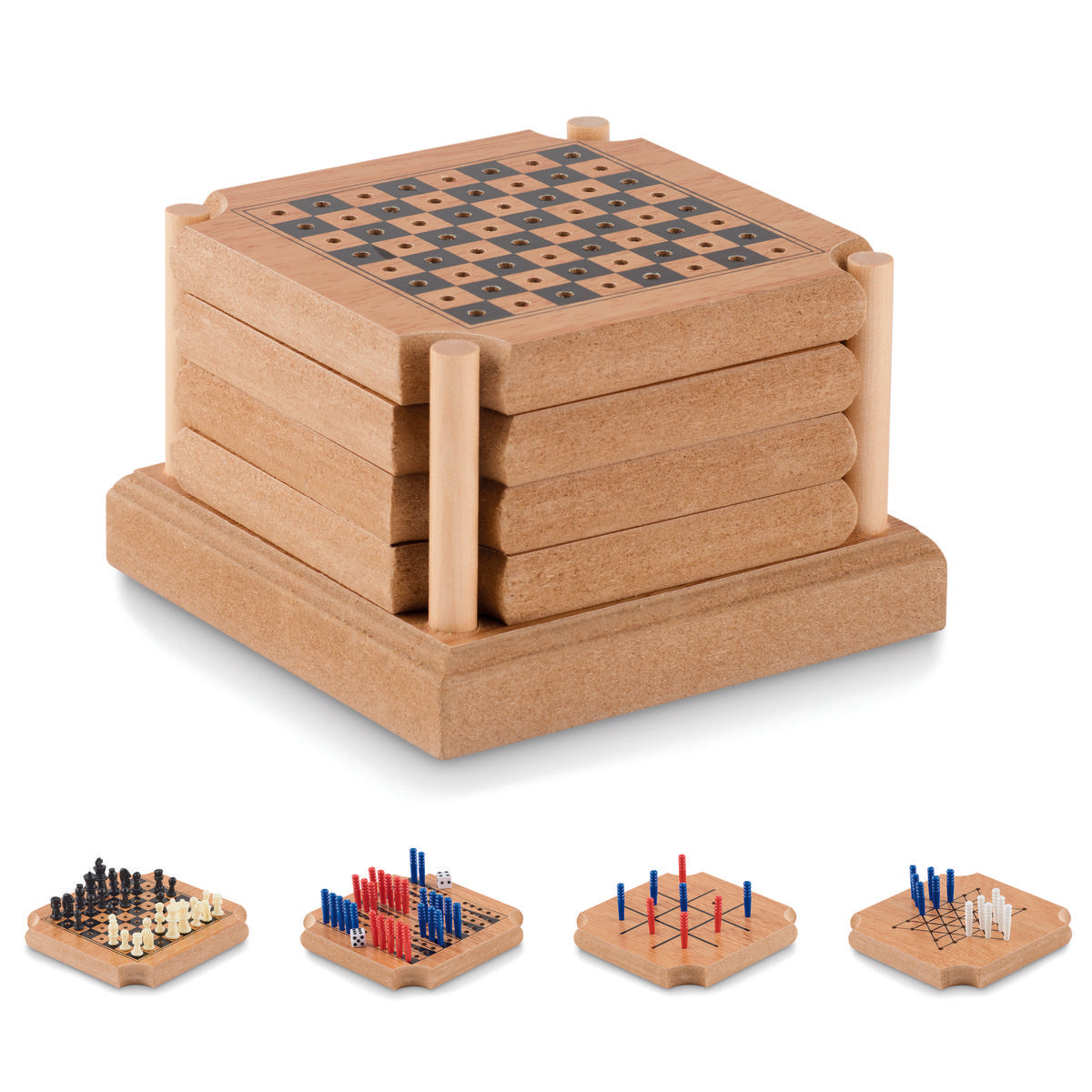 Set 4 Bases De Copo Em Cortiça