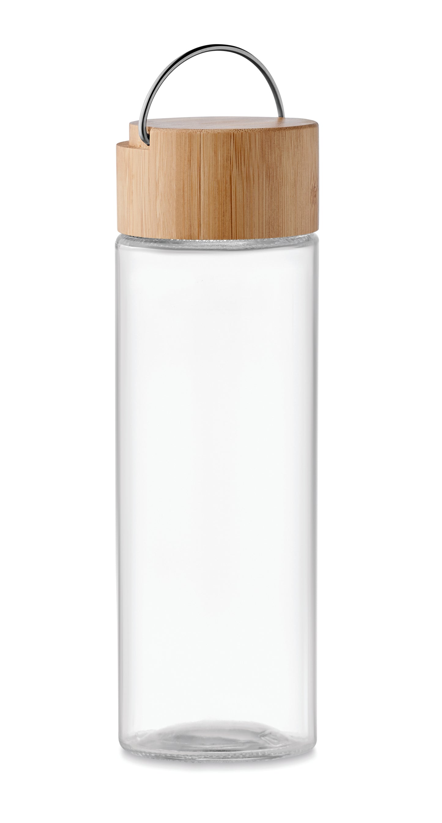 Garrafa 500Ml, Tampa De Bambu