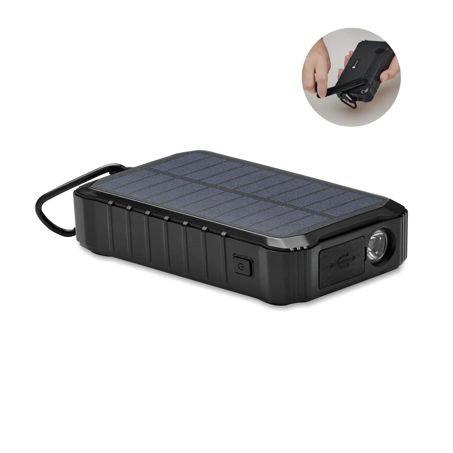 Powerbank Solar/Dínamo 8000Mah