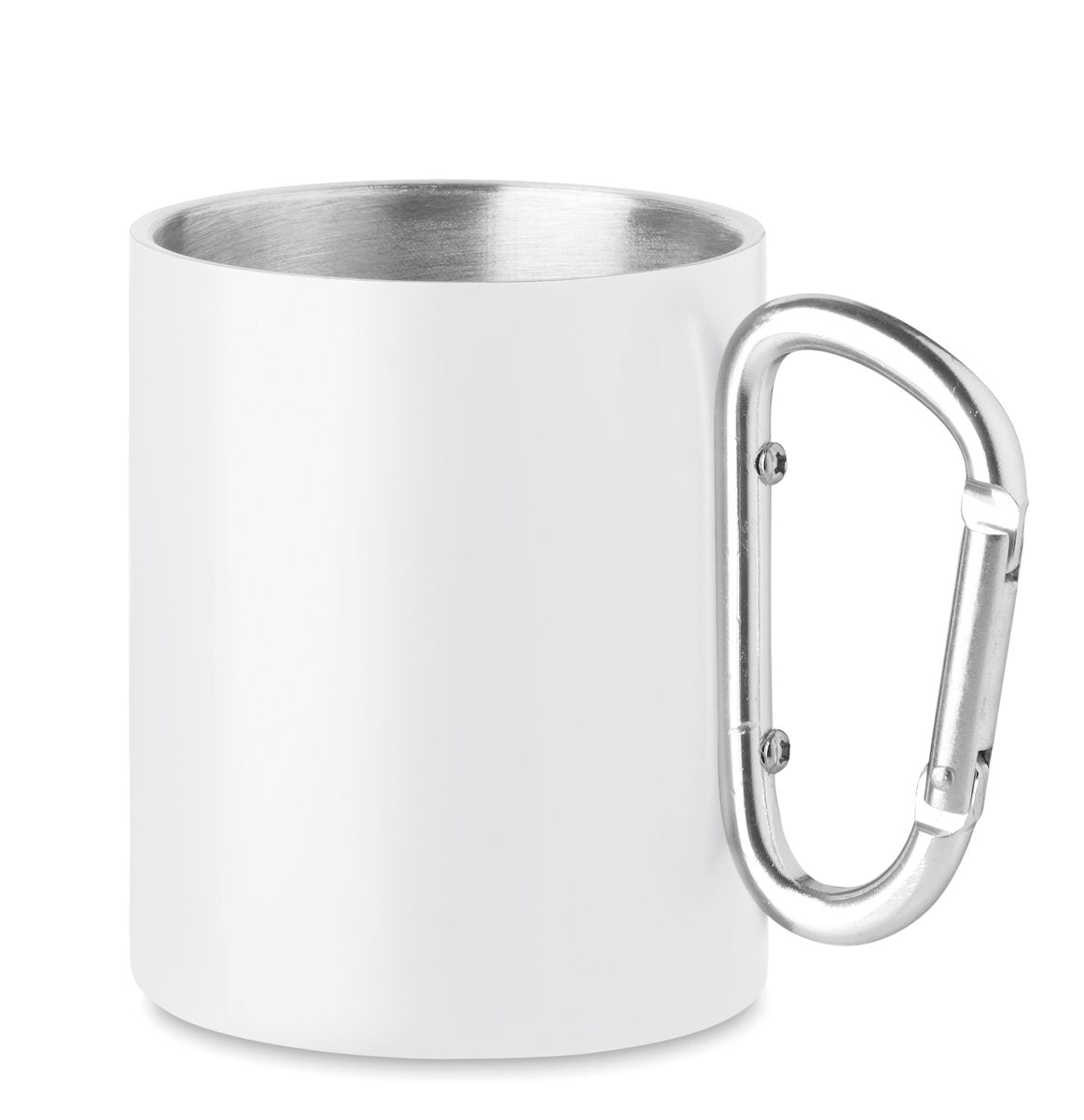 Caneca De Metal E Mosquetão