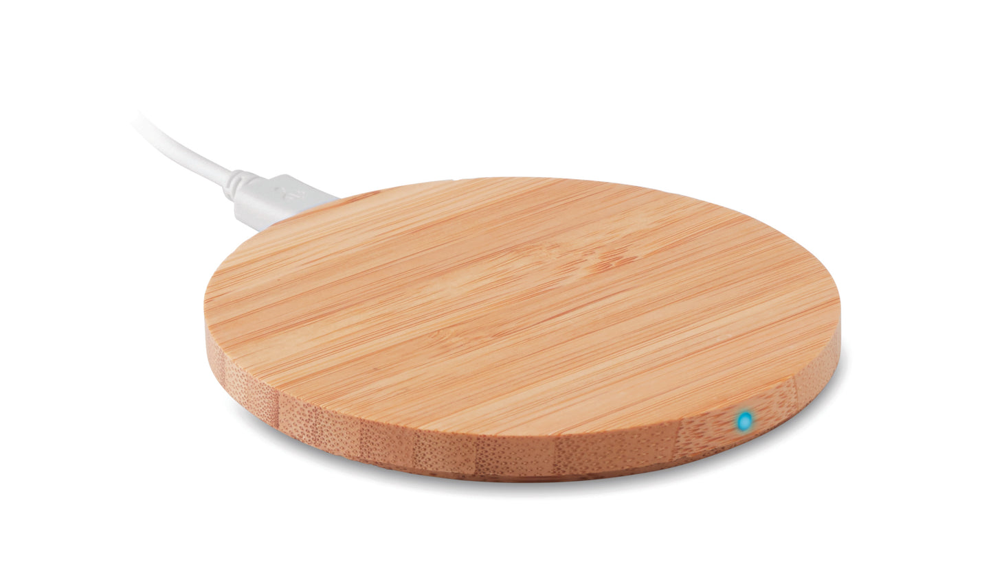 Carregador Sem Fio Bambu 15W
