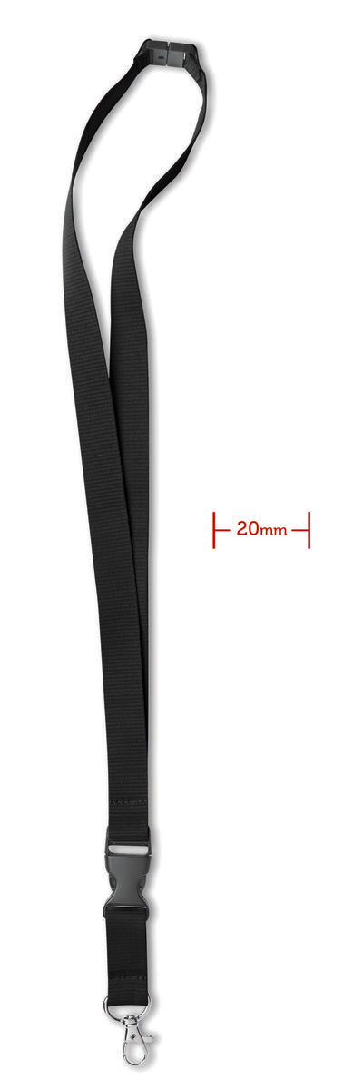 Lanyard Gancho De Metal 20 Mm