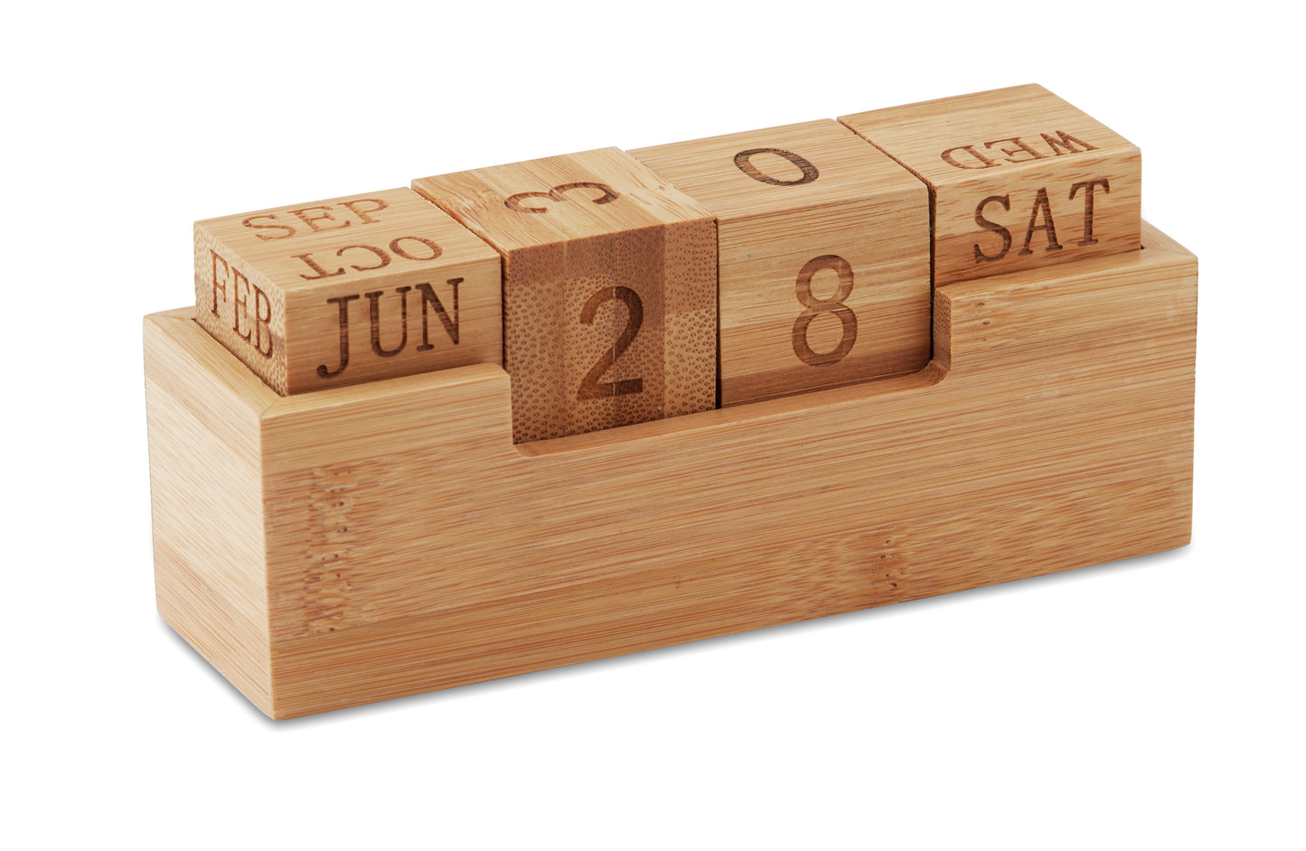 Calendário Em Bambu