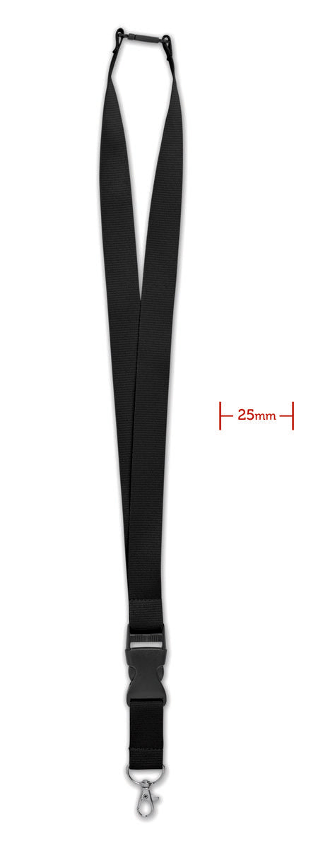 Lanyard 25Mm Gancho De Metal