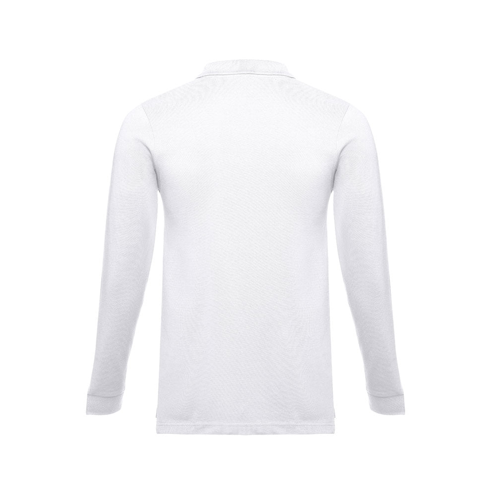 THC BERN WH II. Polo de manga comprida para homem em algodão