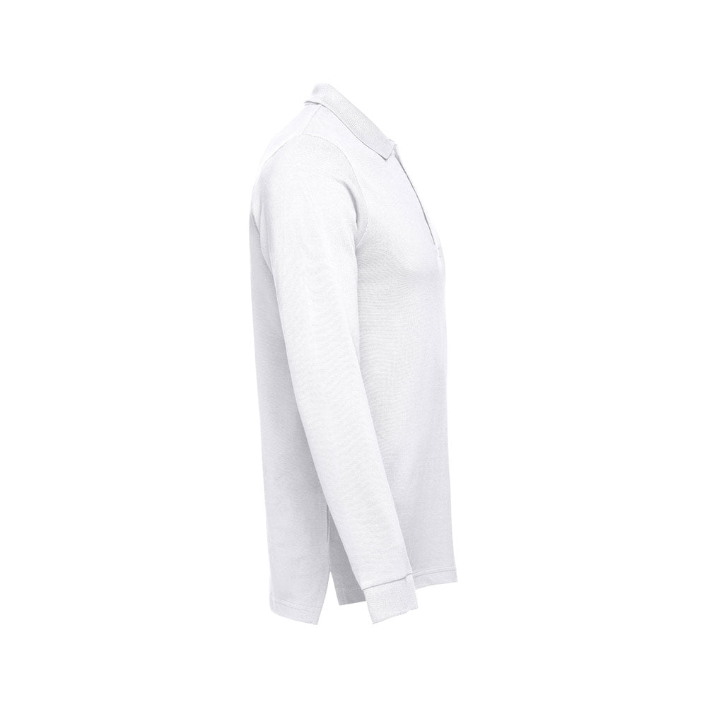 THC BERN WH II. Polo de manga comprida para homem em algodão