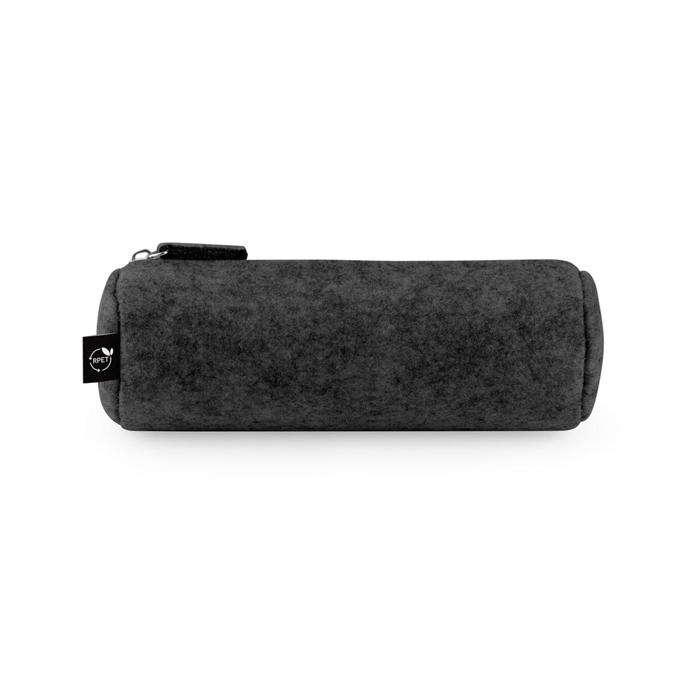 NOMAD. Estojo multifunções em feltro reciclado (100% rPET), com régua, lápis, borracha e afia