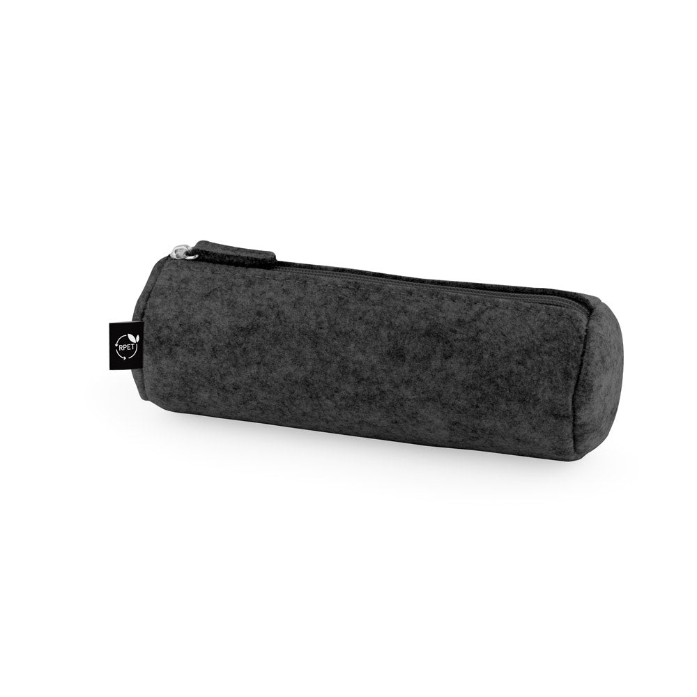 NOMAD. Estojo multifunções em feltro reciclado (100% rPET), com régua, lápis, borracha e afia