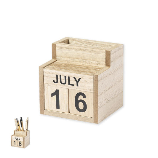 Porta-Lápis Calendário Perpétuo Laorek