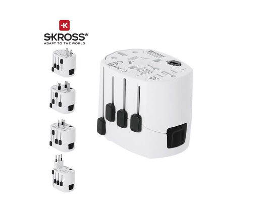 Adaptador Viagem Universal Skross Pro 3-Pole
