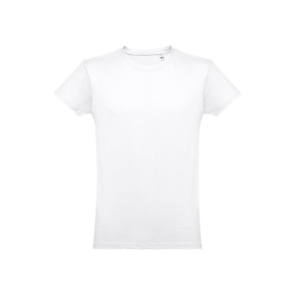 THC LUANDA WH. T-shirt para homem em formato tubular em algodão. Cor branca