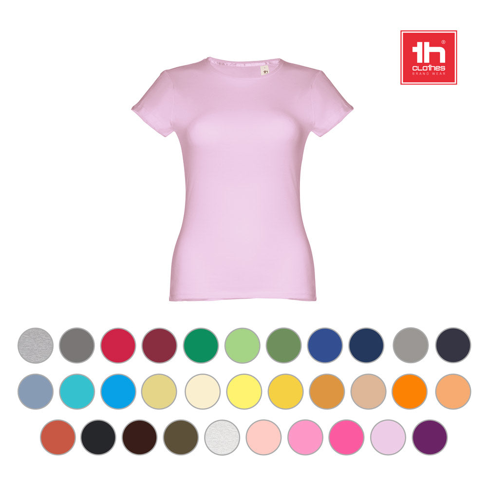 THC SOFIA. T-shirt cintada para senhora em algodão