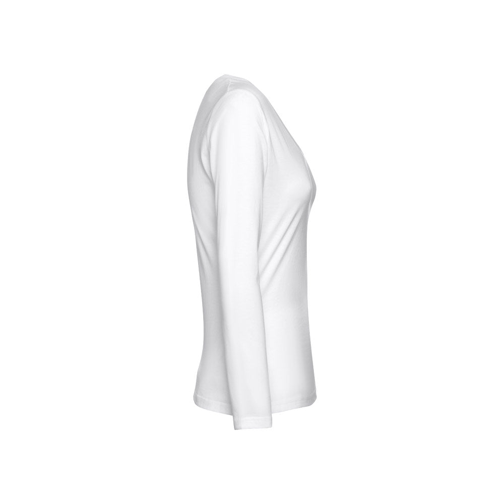 THC BUCHAREST WOMEN WH. T-shirt cintada de manga comprida para senhora