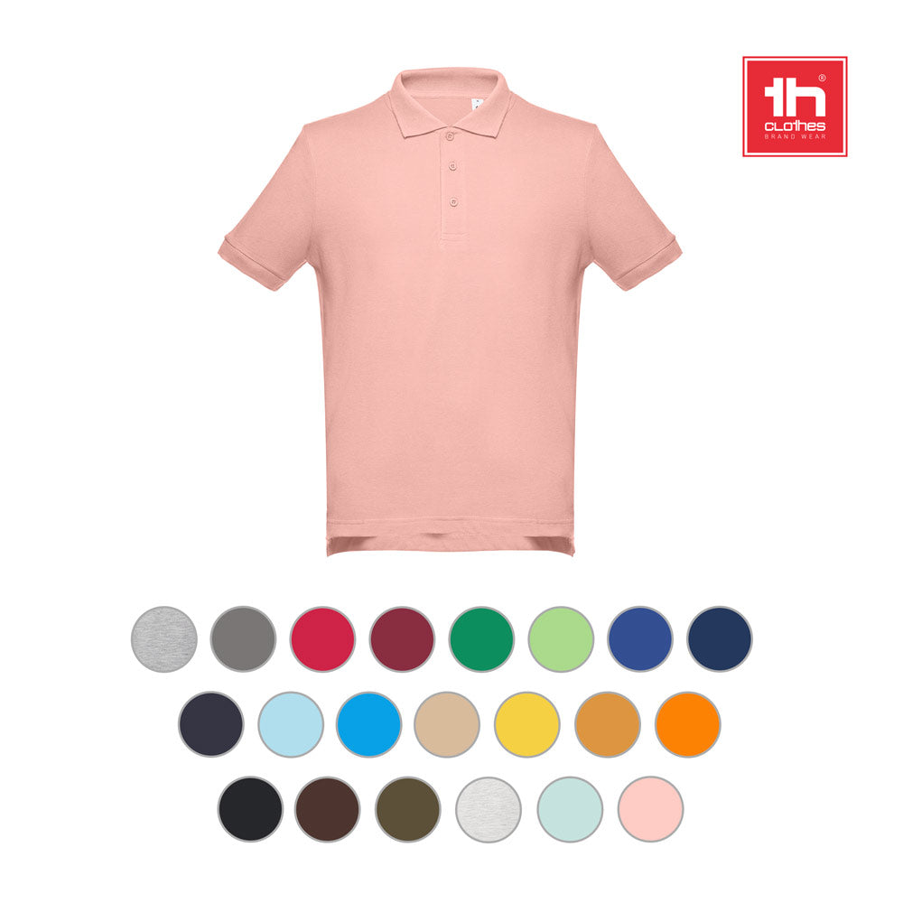 THC ADAM. Polo para homem de manga curta em algodão