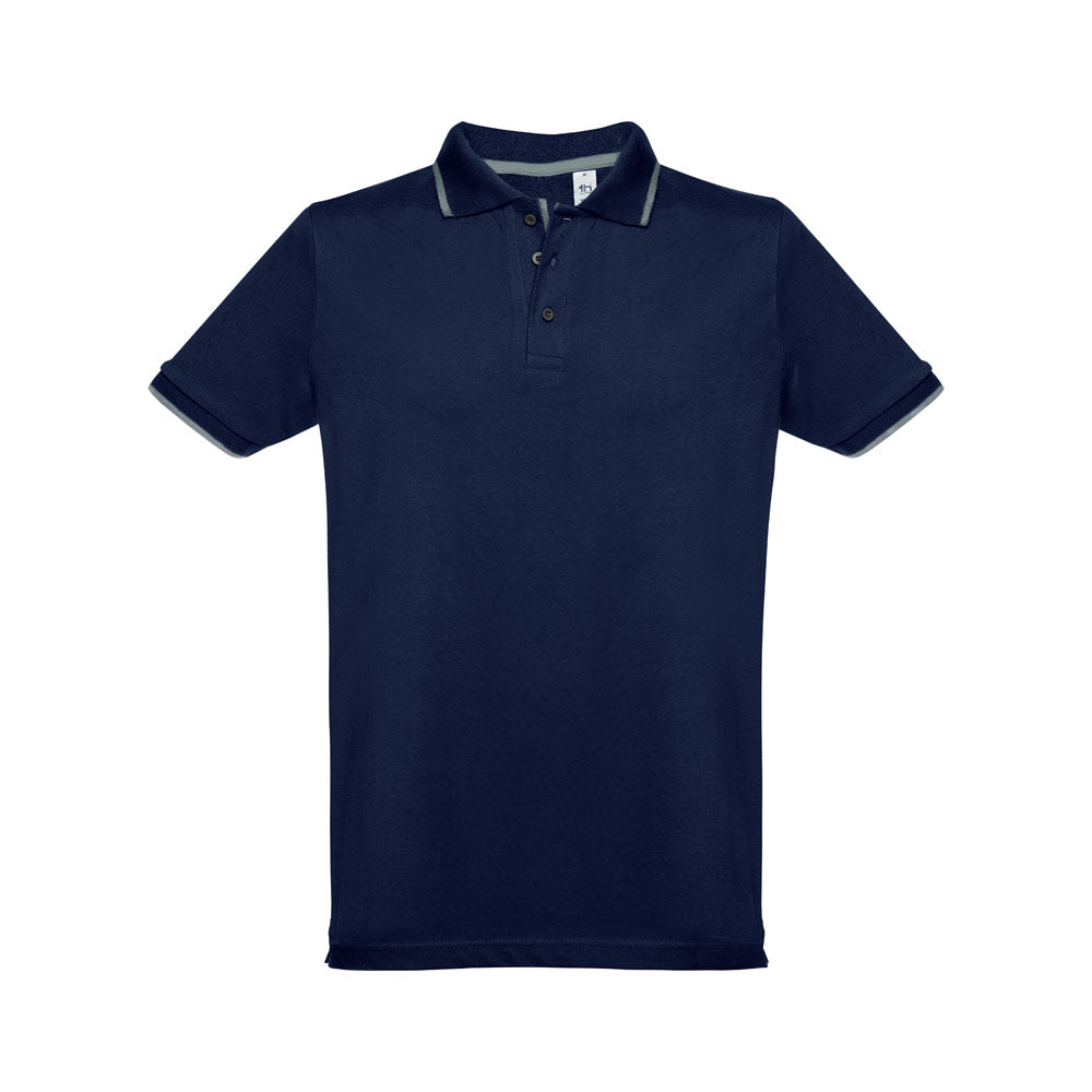 THC ROME. Polo bicolor para homem em algodão