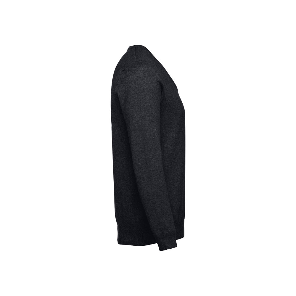 THC MILAN. Pullover com decote em" V" para homem em algodão e poliamida