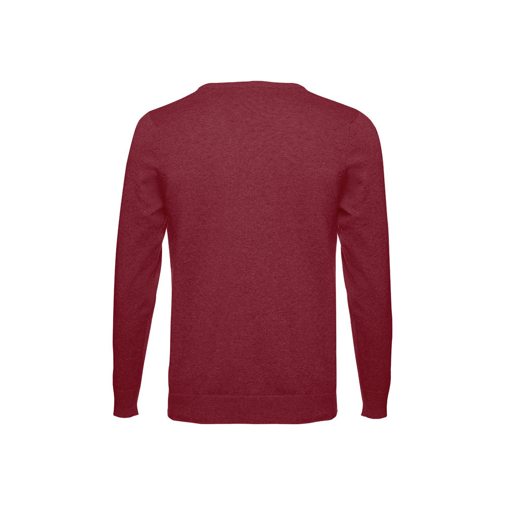 THC MILAN. Pullover com decote em" V" para homem em algodão e poliamida