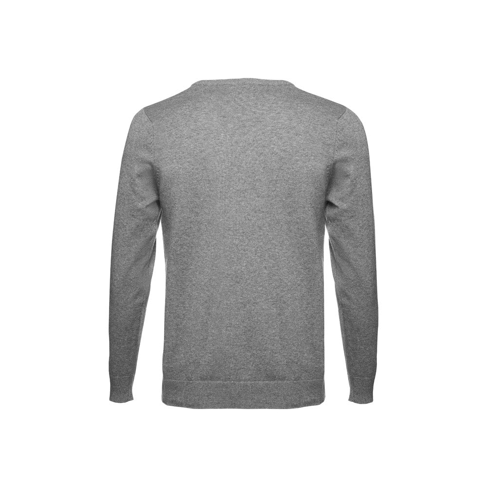 THC MILAN. Pullover com decote em" V" para homem em algodão e poliamida