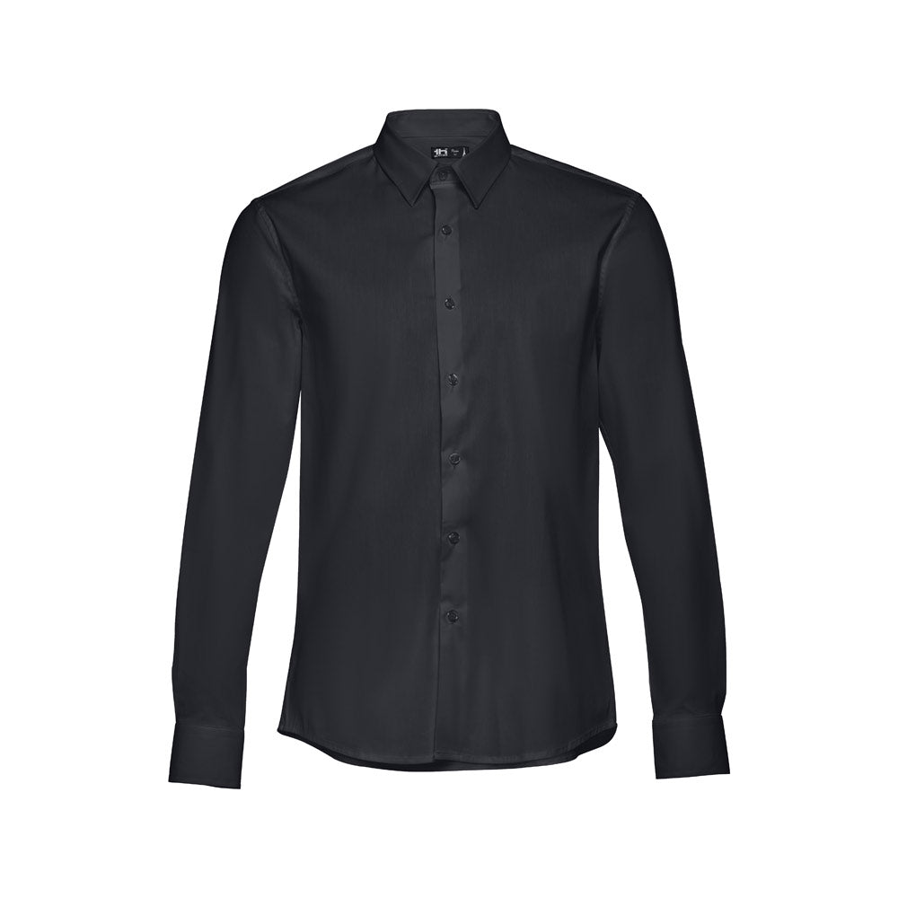 THC PARIS. Camisa popelina de manga comprida para homem