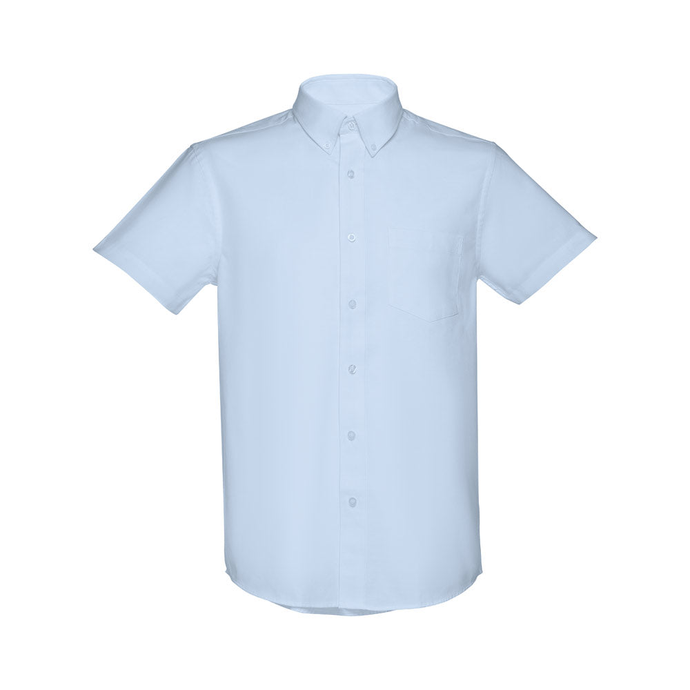 THC LONDON. Camisa oxford de manga curta para homem