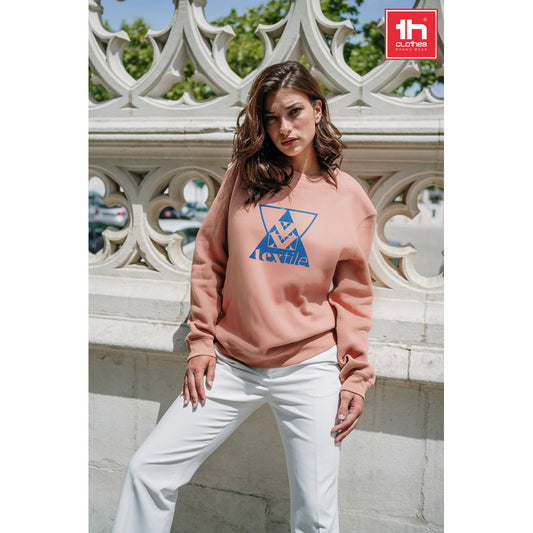 THC DELTA. Sweatshirt (unissexo) em algodão e poliéster