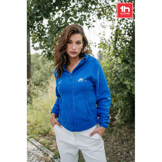 THC HELSINKI WOMEN. Casaco polar cintado para senhora em poliéster