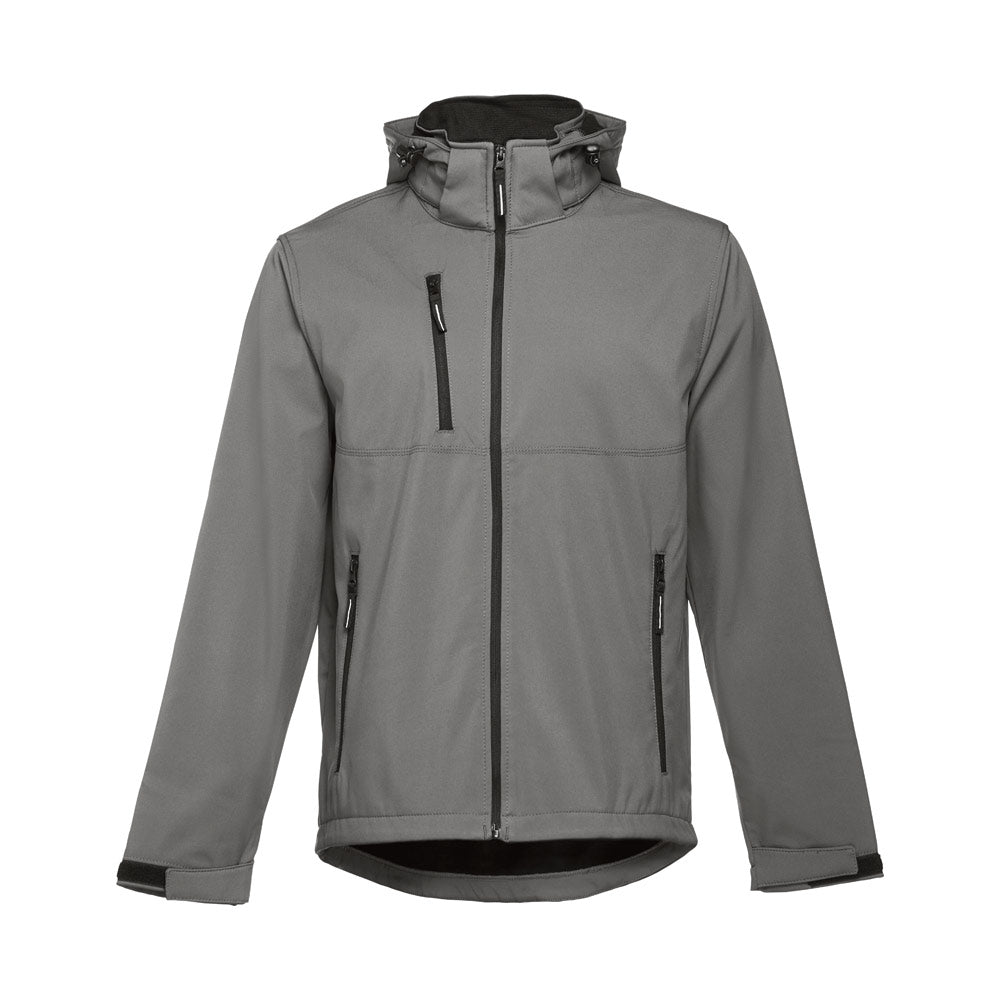 THC ZAGREB. Casaco softshell para homem em poliéster e elastano
