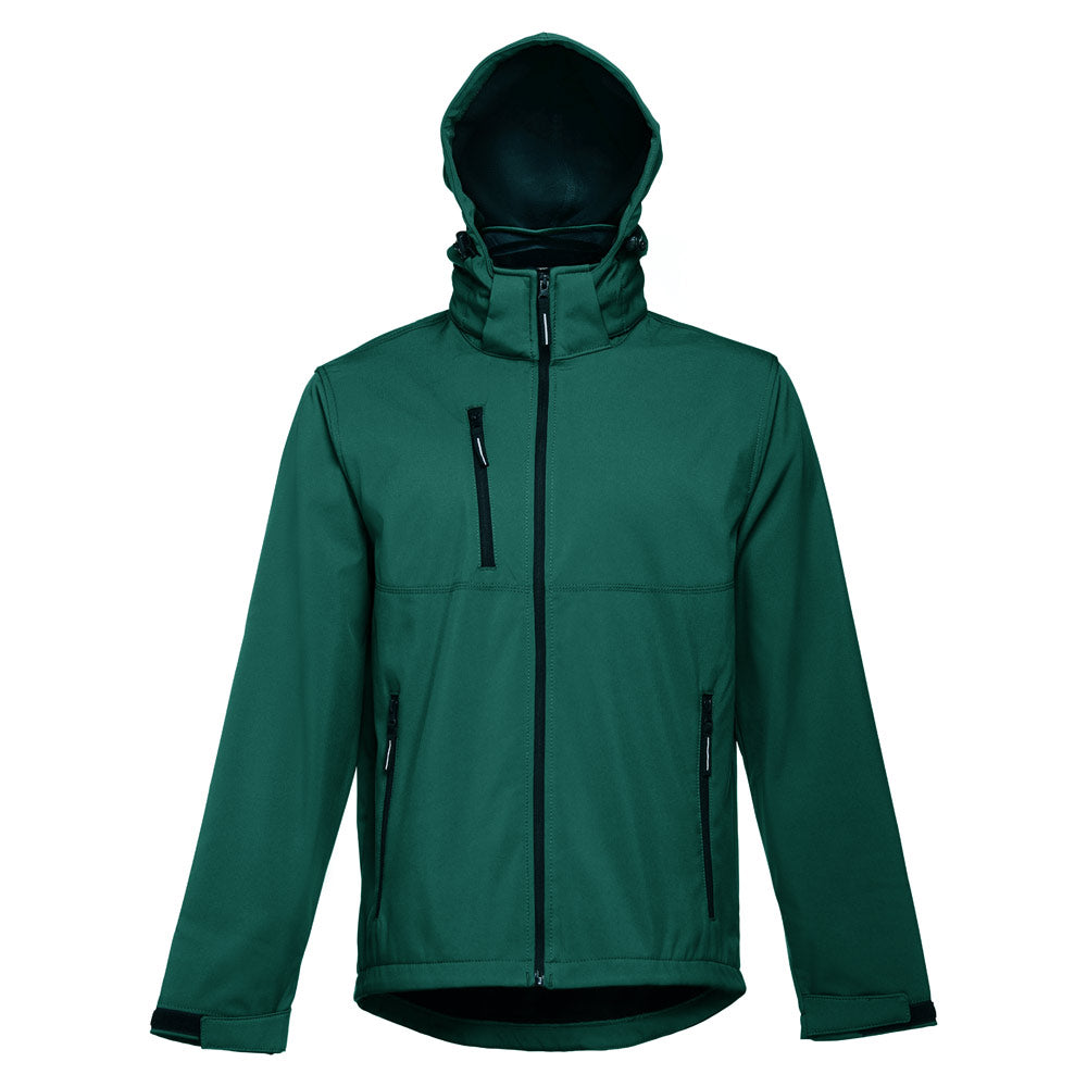 THC ZAGREB. Casaco softshell para homem em poliéster e elastano