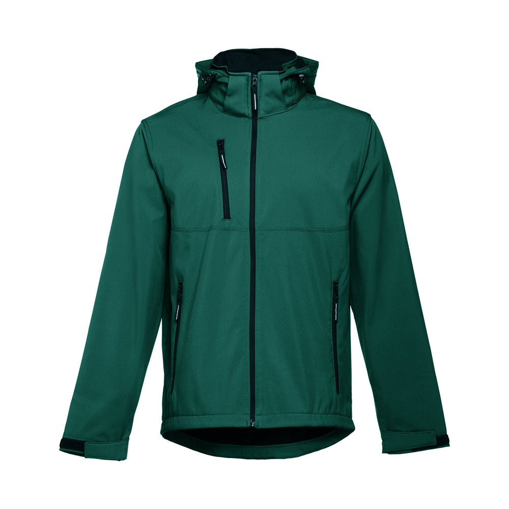 THC ZAGREB. Casaco softshell para homem em poliéster e elastano