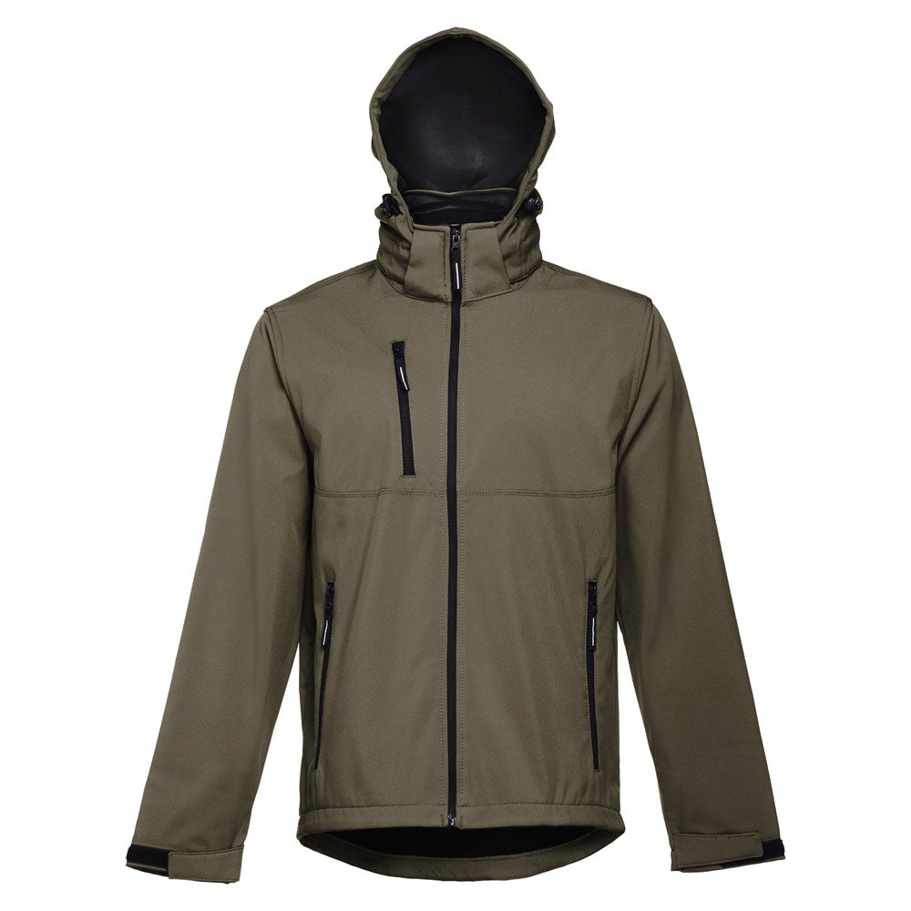 THC ZAGREB. Casaco softshell para homem em poliéster e elastano