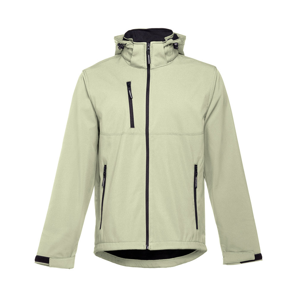THC ZAGREB. Casaco softshell para homem em poliéster e elastano