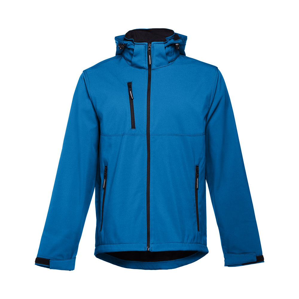 THC ZAGREB. Casaco softshell para homem em poliéster e elastano