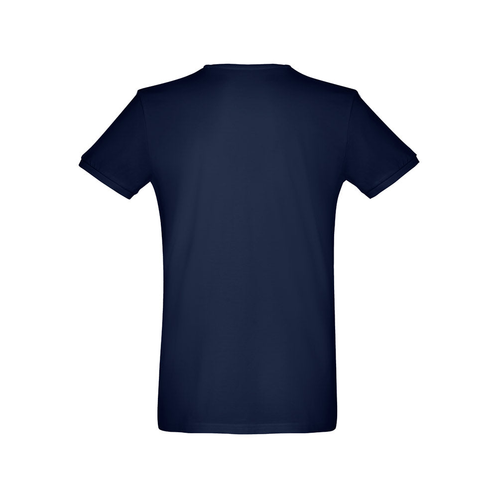 THC SAN MARINO. T-shirt de manga curta para homem em algodão penteado