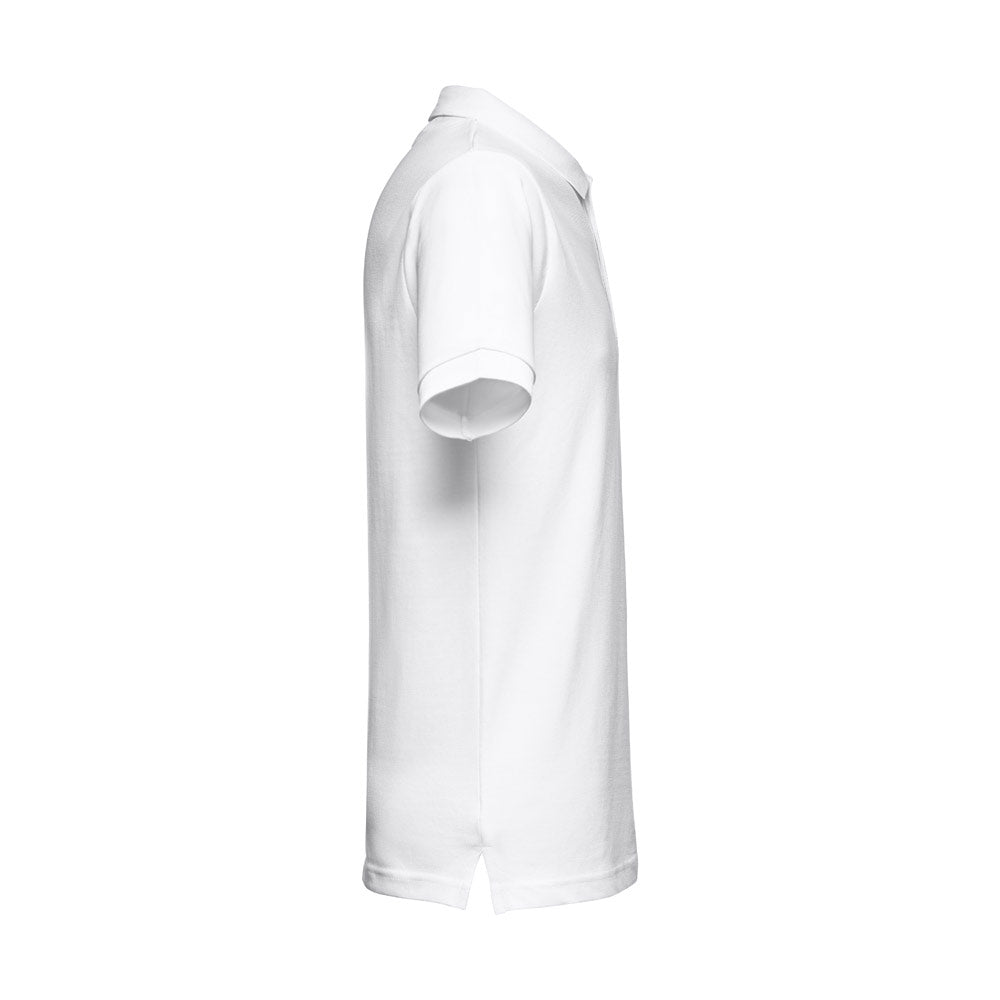 THC MONACO WH. Polo de manga curta para homem em algodão cardado