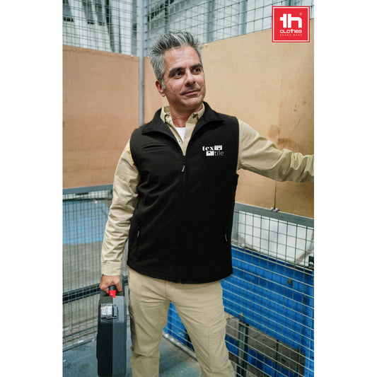 THC BAKU. Colete softshell unissexo