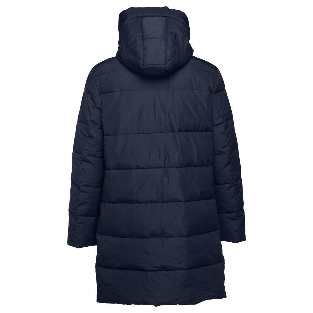 THC BRUSSELS. Parka longa unissexo acolchoada
