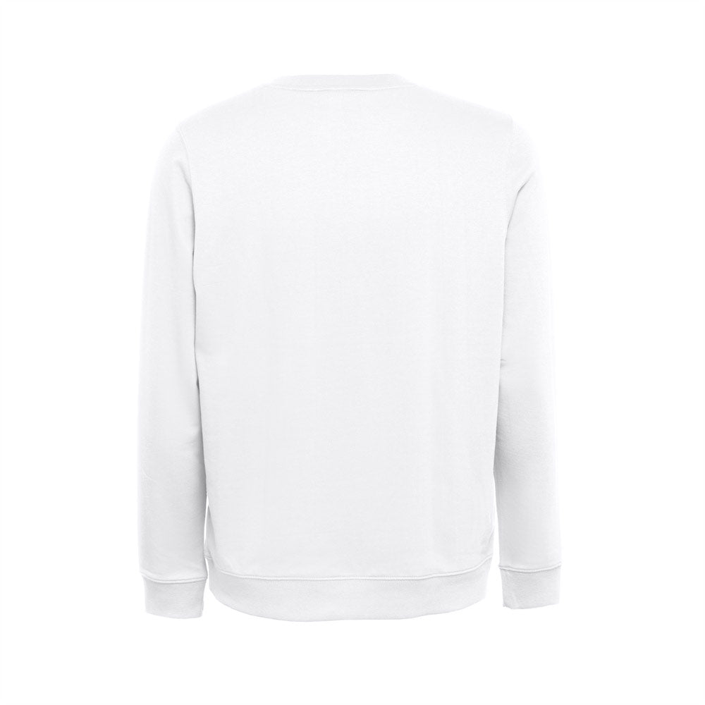 THC COLOMBO WH. Sweatshirt (unissexo) em felpa italiana sem carda. Cor branca