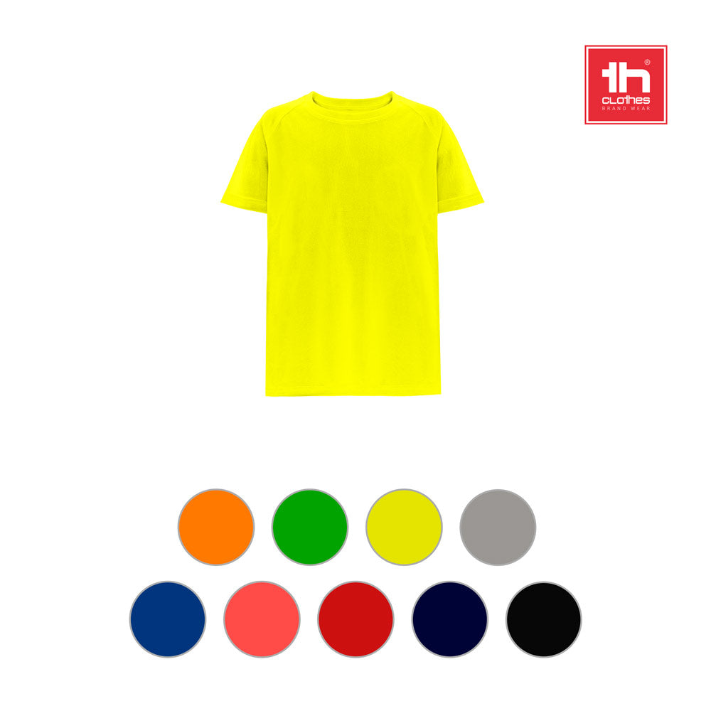 THC MOVE KIDS. T-shirt técnica de manga curta em poliéster para criança