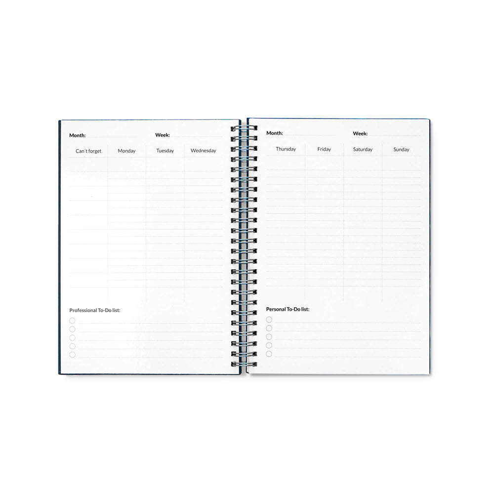 STARTER KIT INFINITE PLANNER A5. Kit composto um "Infinite Diary", kit de limpeza, marcador e suporte de marcador